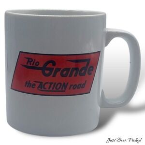 Rio Grande‎ The Action Road Railroad Railway Mug Transportation Advertising